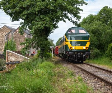 Retrorit diesels in de jaren '70 - NMBS HLD 6041 op lijn 132 van CFV3V